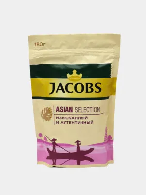 Кофе растворимый Jacobs Asian Selection мягкая упаковка, 180 гр