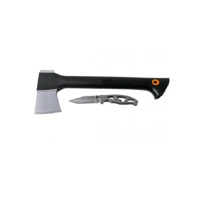 Набор Fiskars топор плотницкий малый Solid A6 + складной нож Gerber Paraframe