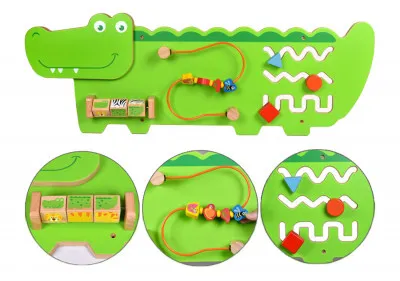 Тренажер детский Busyboard для детей (крокодил) JMB 012