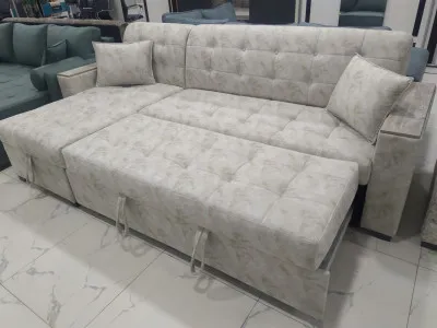 Большой угловой диван с выдвижным механизмоммодель 2
