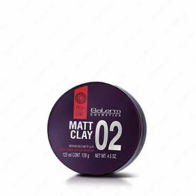 Воск для волос средней фиксации, 125мл - Salerm Matt Clay Pro·Line 02