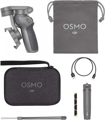 DJI Osmo Mobile 3 Combo - портативный 3-осевой стабилизатор на подвесе для смартфона Vlog Youtuber Live Video для iPhone Android