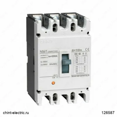 Автоматический выключатель CHINT NM1-250S/3Р 25кА 125A