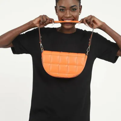 Женская сумка с двойным ремешком SHK Bag GBKLV900 Оранжевый