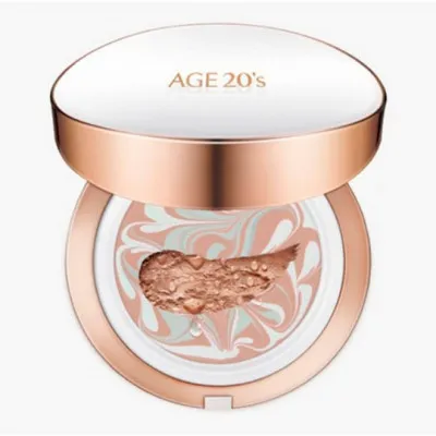 Крем-пудра AGE 20's Signature Essence Cover Pact Long Stay #21 Light Beige