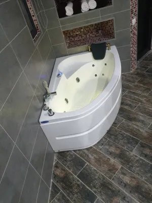 Гидромассажная джакузи ванна с 1 мотором 100х170