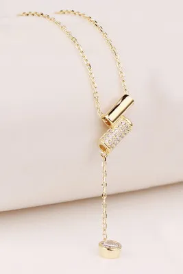 Ожерелье из серебра с золотым покрытием uvps102349 Larin Silver