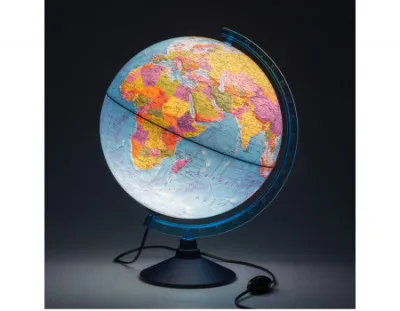 Globus siyosiy Globen, 32 sm, dumaloq stendda