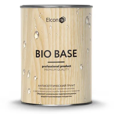 Антисептический грунт по дереву Elcon Bio Base, 0,9 л