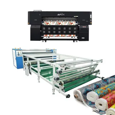 Sanoat uchun yuqori sifatli 8 boshli raqamli tekstil printeri