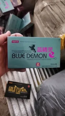 Капли афродизиак для женщин Blue Demon