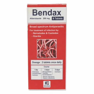 Противопаразитарное средство Bendax 6 таблеток