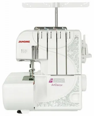 Швейная машина Janome ArtDecor 724D | Оверлок | Отключение ножа | Cкорость шитья - 1300 ст | /мин
