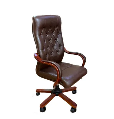 Кресло руководительское MADERA коричневый