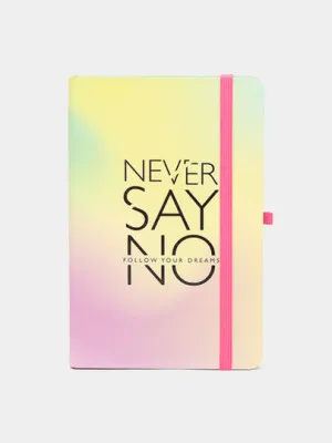 Записная книжка "Never say no", А5ф