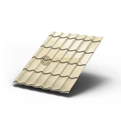 Metall plitka Lamonterra-0,45 ral1015 polyester