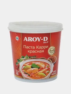 Паста Aroy-D Red Curry Paste 400гр