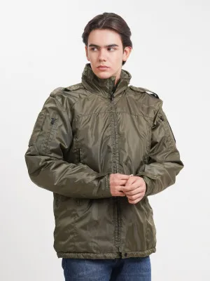 Куртка зимняя, мужская, тактическая, утепленная, военная, фурнитура YKK, модель 3