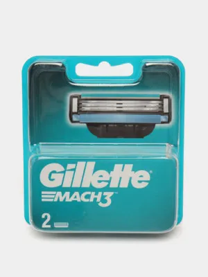 Сменные кассеты Gillette Mach3, 2 шт 