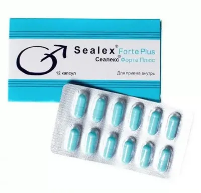 Erektil disfunktsiyani davolash uchun Sealex Sealex preparati
