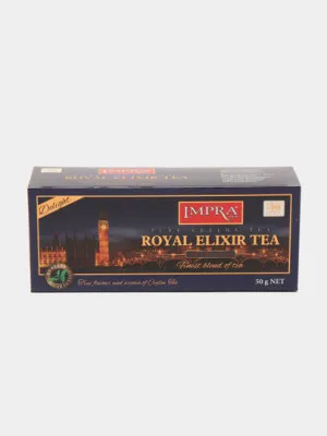 Черный чай IMPRA Royal Elixir, 2 г, 25 шт