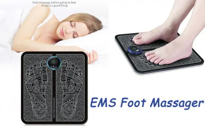 Тренажёр-миостимулятор EMS Foot Massager, для мышц ног и стоп