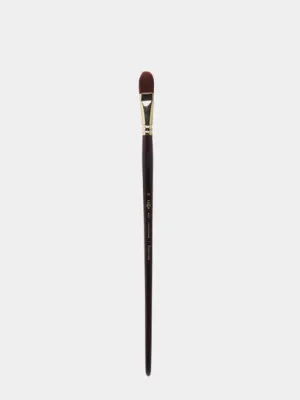 Кисть художественная Гамма №16 Вернисаж, плоскоовальная длинная ручка 