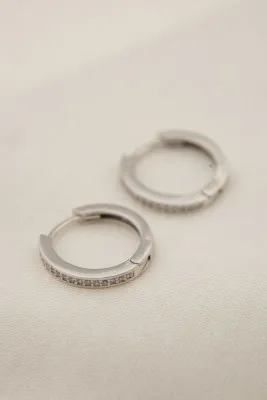 Серебряные серьги, модель: кольца mkp6005 Larin Silver