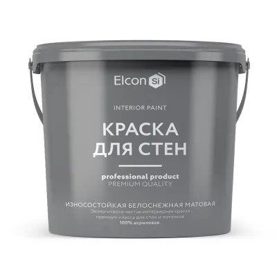 Elcon ichki bo'yoq suv bazlı (premium), 0,9 l