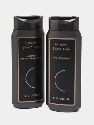 Подарочный набор для мужчин The Moon, шампунь для волос + гель для душа