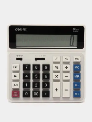 Калькулятор Deli 2137, 12 разрядный