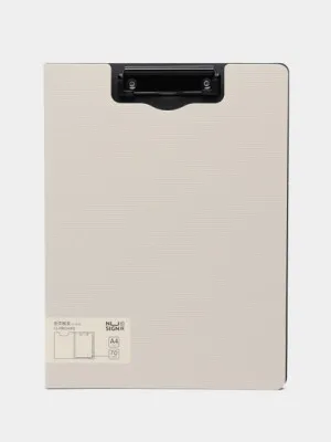 Папка-планшет с верхним зажимом Deli 5016, белая