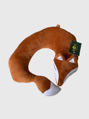 Детская мягкая подушка для путешествий в виде лисы