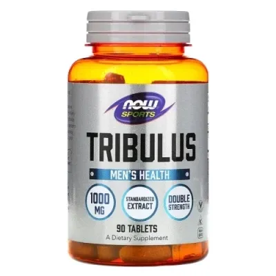 NOW Oziq-ovqatlar, Sport, tribulus, Tribulus, 1000 mg, 90 Tabletkalar