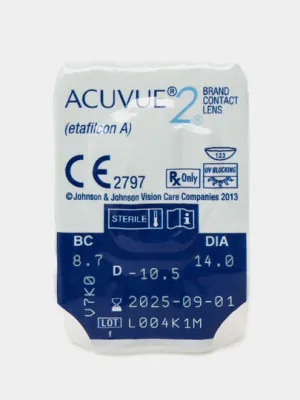 ACUVUE 2, 6 /8.7/-10.50