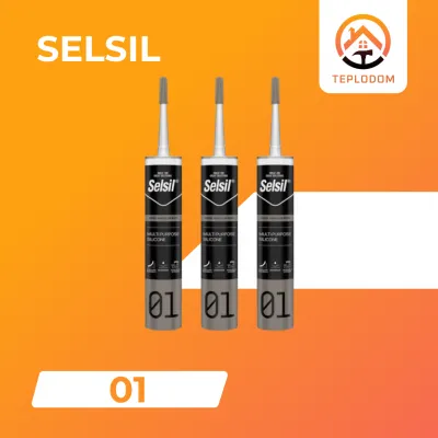 Универсальный силикон Selsil 280гр (01)