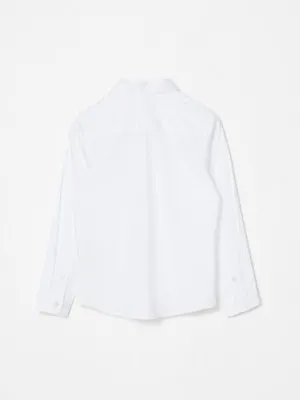 Классическая белая рубашка для мальчиков, Sela