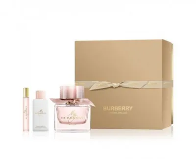Парфюмированный набор Burberry My Burberry Blush - Eau De Parfum 90ML+7.5ML Mini+75ML Bl Set для женщин