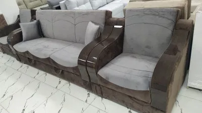 Комплект диван и два кресла модель 1