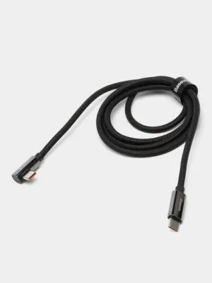 Кабель Baseus Legend Series Elbow Fast Charging Data Cable Type-C to Type-C 100W, 2 м, Black
