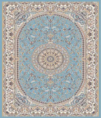 Самаркандский ковер kashmir 06003 mavi