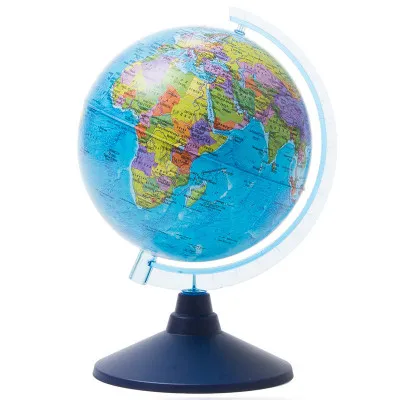 Globus siyosiy Globen, 15 sm, dumaloq stendda
