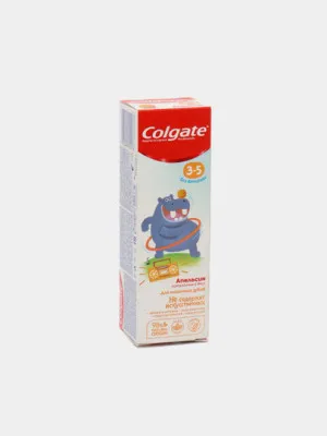 Зубная паста Colgate детская 3-5, без фторида, 60мл