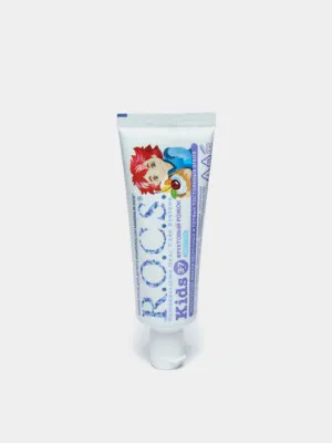Зубная паста R.O.C.S. Kids Фруктовый рожок, без фтора, 45 г