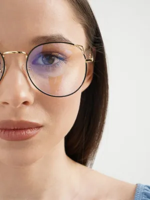 Имиджевые очки с уголками