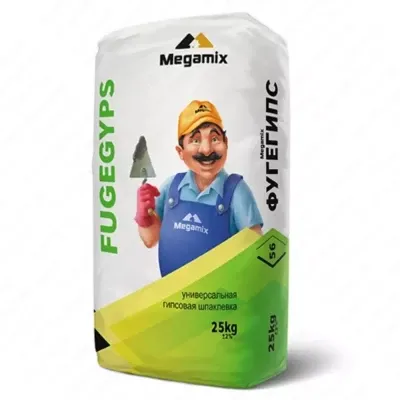 Megamix FUGEGYPS universal gips qoplamasi, 25 kg