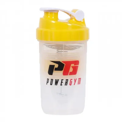 Shaker PowerGym sport ovqatlanishi uchun 3da 1, 500 ml