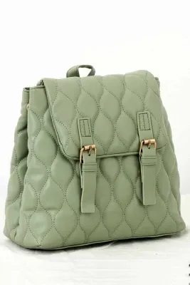 Женский рюкзак с вышивкой B-BAG BP-4526S Зелёный