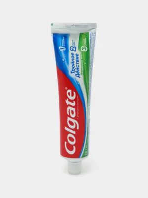 Зубная паста Colgate Triple Action натуральная мята, 150 мл