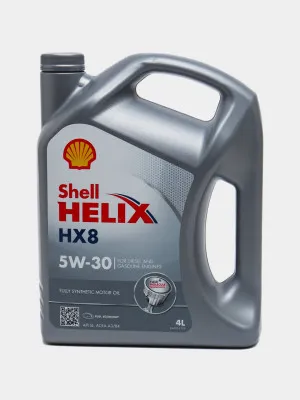 Масло синтетическое SHELL HELIX HX8  5W-30  4л